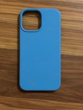 Slim Blue Silicone Phone Case for Cell Phones